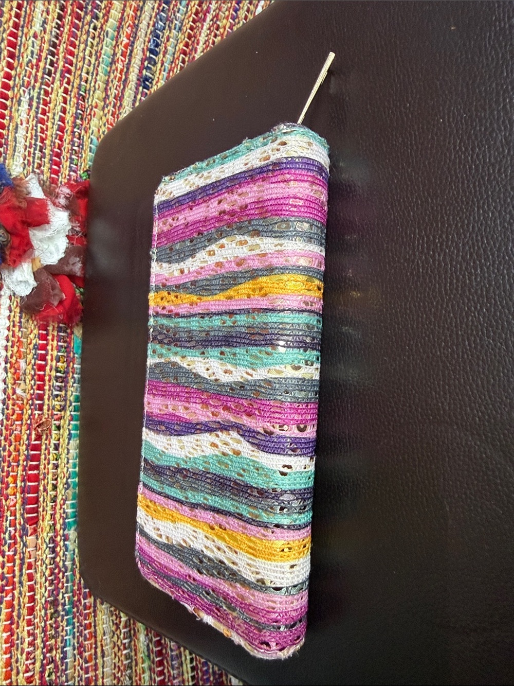 Maurices Multicolor Striped with Sequins